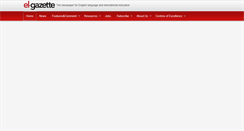 Desktop Screenshot of elgazette.com